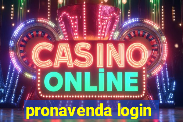 pronavenda login